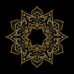 luxury ornamental mandala design background, Decorative ornamental Mandala in ethnic oriental style, Vintage decorative elements