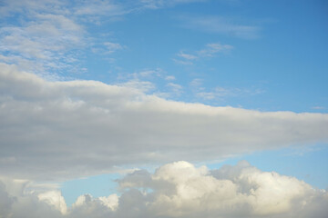 blue sky with clouds
