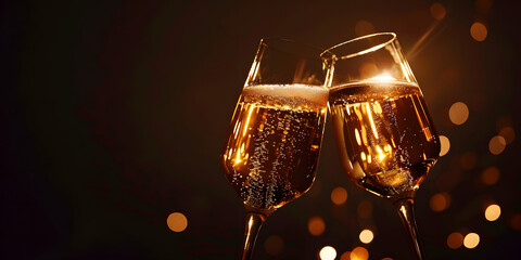 Taças de Champanhe Borbulhante