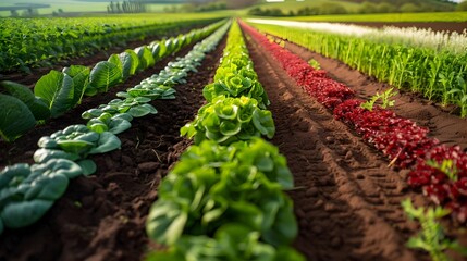 Crop Rotation Infographic Highlighting Sustainable Farming Practices