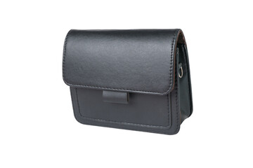 Black Leather Crossbody Bag for Men and Women - Stylish and Versatile Everyday Accessory