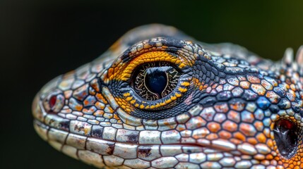 Fototapeta premium Detailed macro photograph of a nautilus shell, capturing the exquisite spiral patterns and surface textures in natural lighting