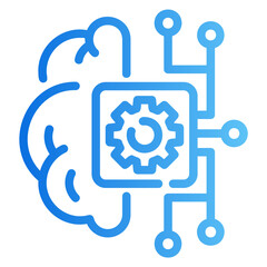 machine learning gradient icon