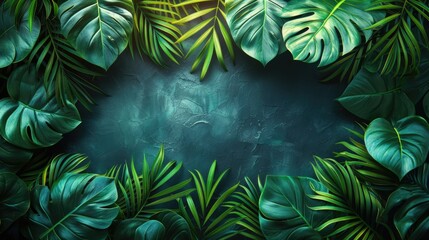 Close-up of green leaves on wall