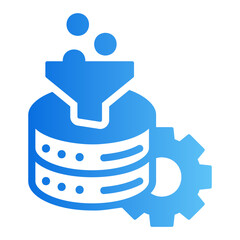 data filtering gradient icon