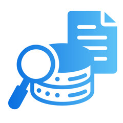 data search gradient icon