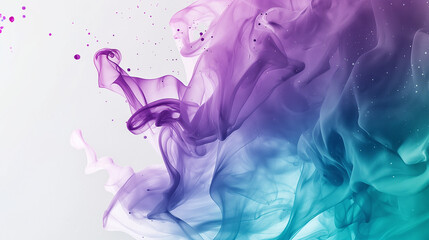 Fototapeta premium Abstract Fluid Art Background in Blue and Purple
