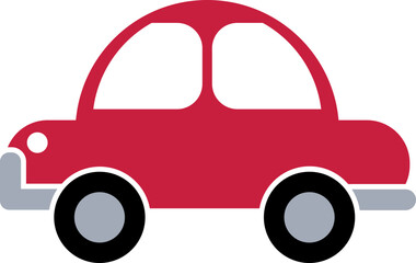 car vehicle transportation illustration icon