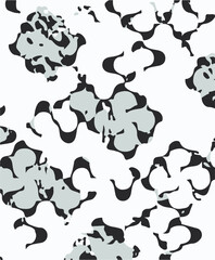 Seamless floral pattern with watercolor textured, abstract flower and leaf background, elements,Wallpaper, design, vecto, of flowers prepared for textile printing