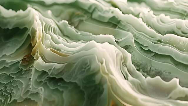 A stunning view of a smooth jade sculpture revealing a sleek seamless surface with soft cool undertones and a sense of tranquility.