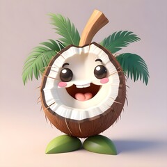 cartoon coconut