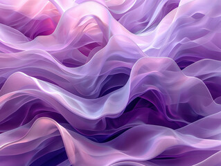 Flowing Purple and Pink Fabric