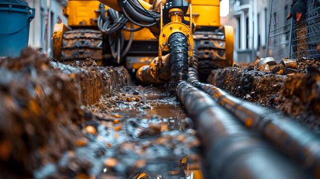 Trenching Machine Laying Underground Cables Detailed Process and Machinery