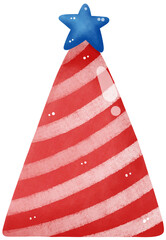 Stripe Party hat for Independence day