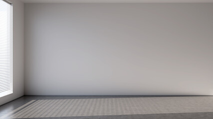 Large luxury modern bright interiors Living room mockup illustration 3D rendering image