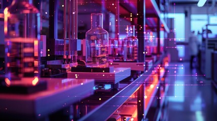 Obraz premium Modern physics research lab
