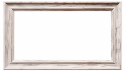 empty wooden picture frame