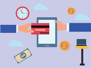 Online payment is through credit card.