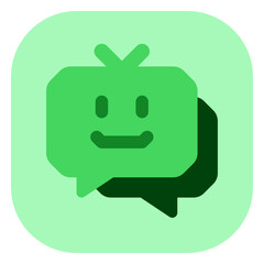 Editable chat bot, smart assistant vector icon. AI technology, artificial intelligence, computer. Part of a big icon set family. Perfect for web and app interfaces, presentations, infographics, etc