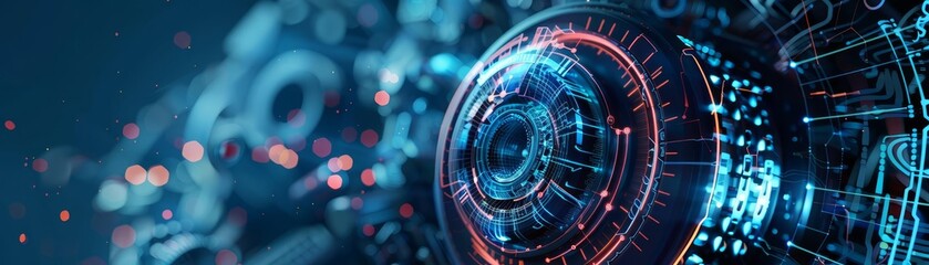 Business leaders strategizing about sustainable engine combustion, Modern, Cool Tones, Digital Art, Environmental focus