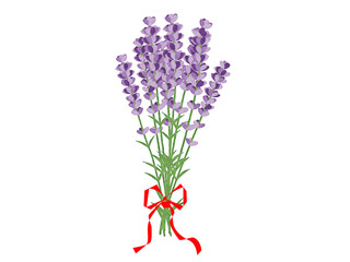 ラベンダーの花束