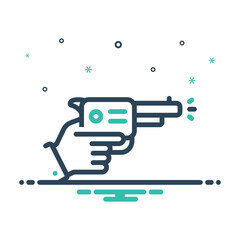 Mix icon for starting pistol 