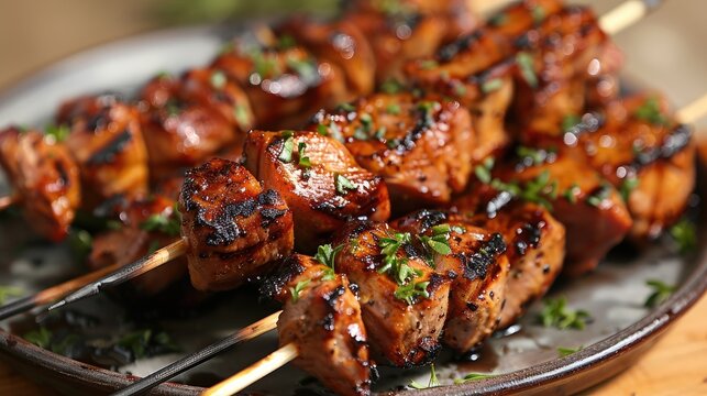 Grilled Pork Skewers
