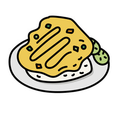 omelet rice