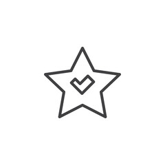 Verified Review line icon