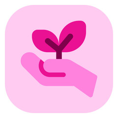 Editable plant a tree, seedling, go green vector icon. Environment, ecology, eco-friendly. Part of a big icon set family. Perfect for web and app interfaces, presentations, infographics, etc