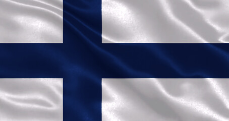 Finland waving flag