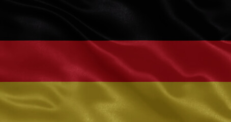 Fototapeta premium Germany waving flag
