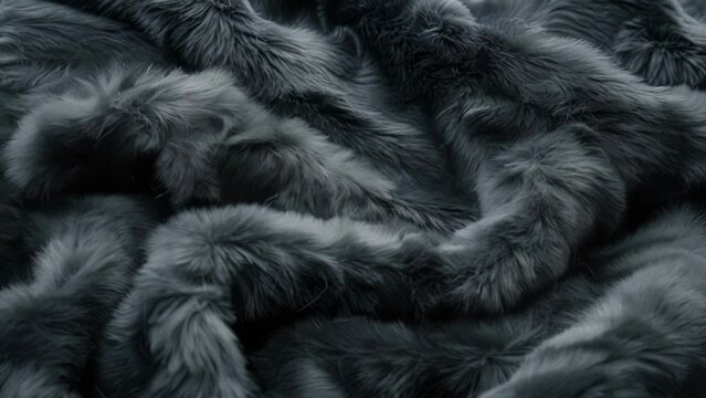 As smooth as velvet this fur has a plush texture that is perfect for snuggling against on a cold day.