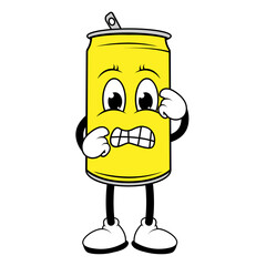 Drinking Can Cartoon