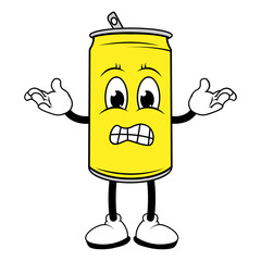 Drinking Can Cartoon