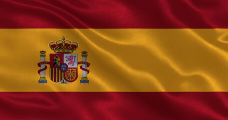 Spain waving flag