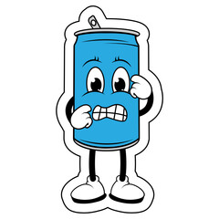 Drinking Can Cartoon