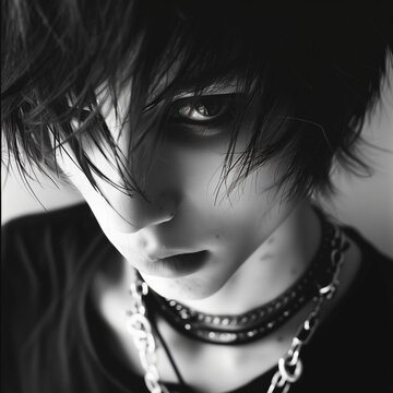 Una imagen de un chico emo con una actitud muy interesante