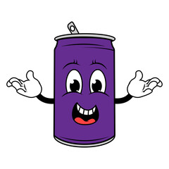Drinking Can Cartoon