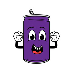 Drinking Can Cartoon