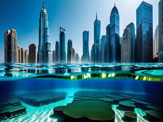 Fototapeta premium City skyline 
