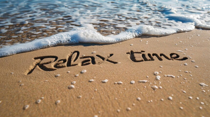 Fototapeta premium Welcome message written 