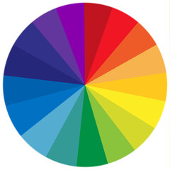 Obraz premium Couleurs palette guide