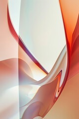 Naklejka premium wallpaper for mobile phone glass modern liquid colorsm\, abstract, design, wallpaper, glass, liquid, background, pattern, modern, illustration, texture, graphic, gradient, transparent, 2:3, red color