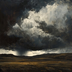 Fototapeta premium Stormy Plains