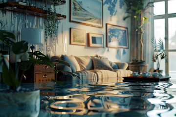 interior of a room ai generative 