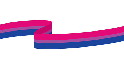 Pink, purple, and blue colored background, as the colors of the bisexual flag. LGBTQI concept. Flat vector illustration.	