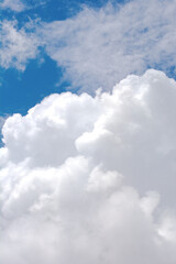 真っ青な空と白い雲