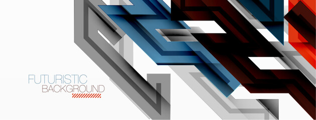 Dynamic lines geometric background. Vector Illustration For Wallpaper, Banner, Background, Card, Book Illustration, landing page