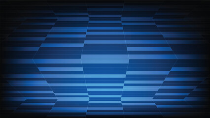 abstract blue futuristic background with geometric shape